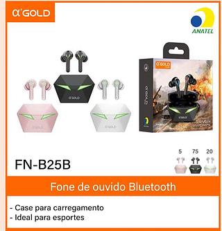 Fone de Bluetooth sem fio Gold