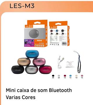 Mini caixa de som Bluetooth