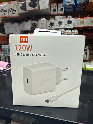 Carregador Xiaomi 120W USB-c pra tipo-c