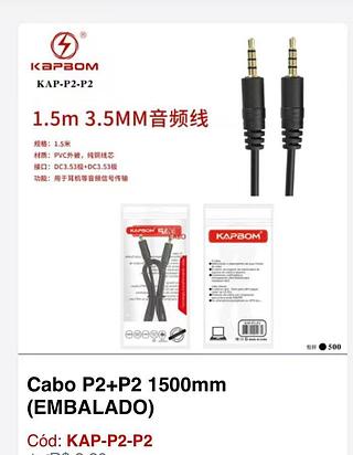 Cabo P2/P2 1.5 merto