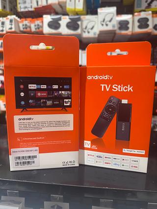 Stick 4K Ultra HD Sistema Android- 128GB+8GB, Controle por Bluetooth, Wi-Fi 5G, HDMI