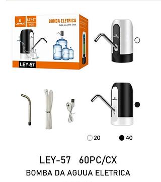 ￼Bomba Elétrica De Galão Universal Com Carregamento USB Para Galão Garrafão De Água