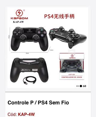 Controle para PS4 sem fio