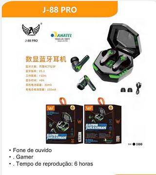 Fone Bluetooth Game sem fio