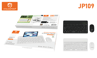 Teclado kit com mouse sem fio pra notebook e tablete