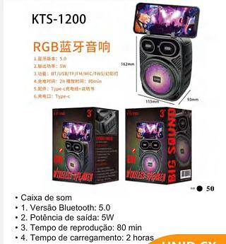 Caixa de som bluetooth 3”