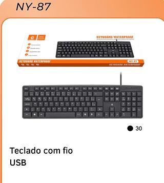 Teclado com fio