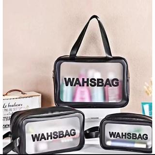 ￼Kit 3 Necessaire Impermeável Washbag Bolsa Organizadora