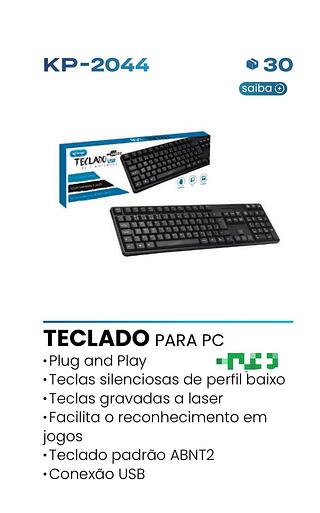 Teclado com fio