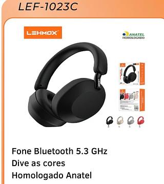 Fone Bluetooth sem fio LEHMOX