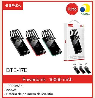 Power Bank 10000 mah gold turbo