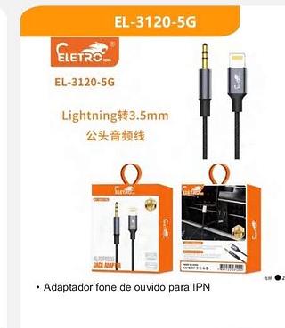Cabo Lightning to 3.5 áudio