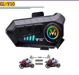 Motocicleta Sem Fio Bluetooth 5.3 Fone de Ouvido Capacete Kit de Chamadas Mãos Livres