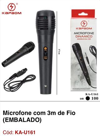 Microfone Com fio kapbom