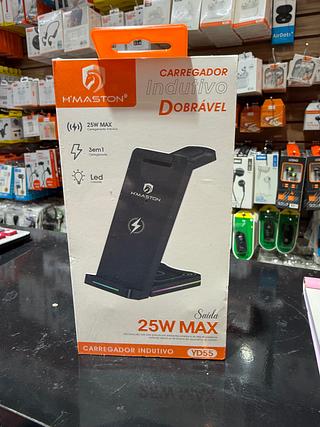 Carregandor 3 em 1 sem fio H maston 25W max