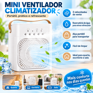 Mini Ventilador Climatizador