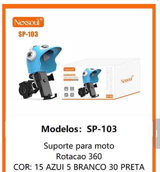Suporte para celular com proteção de sol