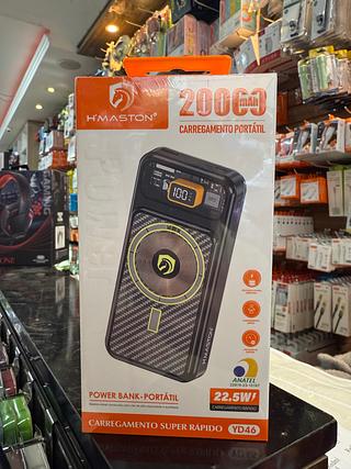 Power Bank-Portátil H maston 20000mah sem fio 22.5W