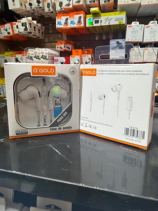 Fone para Lightning com borracha