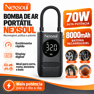 Bomba de AR para Automóvel 70W