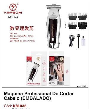Máquina Profissional de Cortar Cabelo