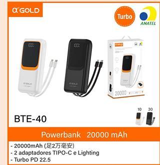Power bank 20000mah Gold