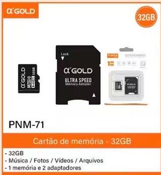 Cartão de memória A.Gold 32 GB