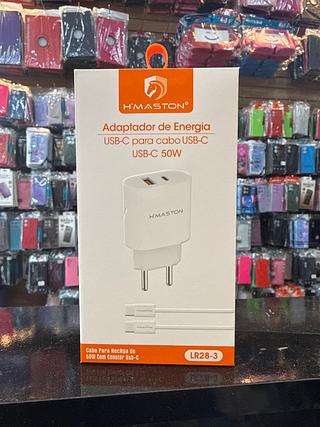 Carregador usb-c para cabo tipo-C 50W