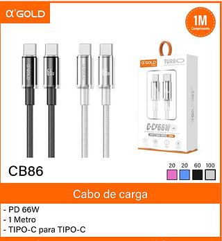 Cabo Tipo-C para Tipo-C Gold