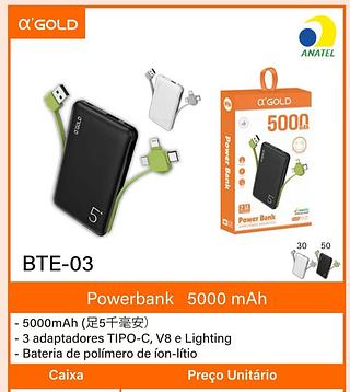 power Bank gold 5000mah