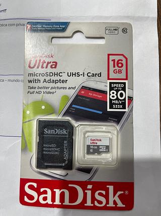 Cartão de memória SanDisk