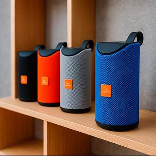 ￼Caixinha de Som Portátil Sem Fio Wireless Bluetooth MP3 Cartão SD Rádio FM PenDrive