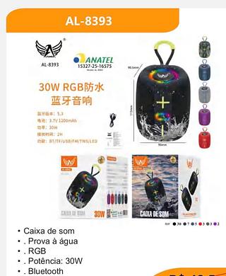 Caixa de som 30W prova d’água