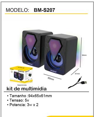Caixa de som para computador B-max