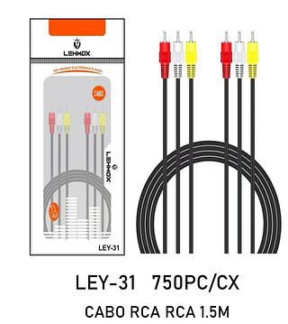 Cabo 3RCA-3RCA 1.5m