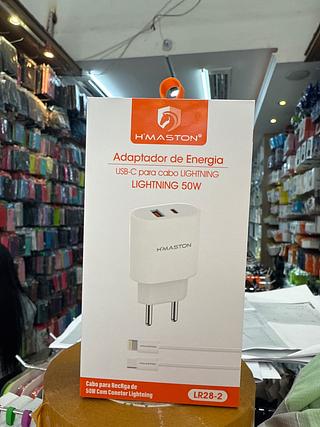 Carregador usb-c para cabo Lightning